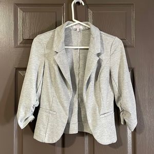 Candie’s scrunch sleeve blazer